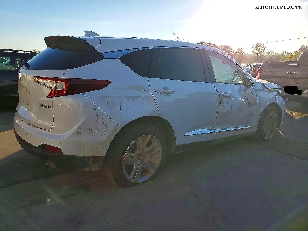 2021 ACURA RDX VIN 5J8TC1H70ML003448 — фото 3
