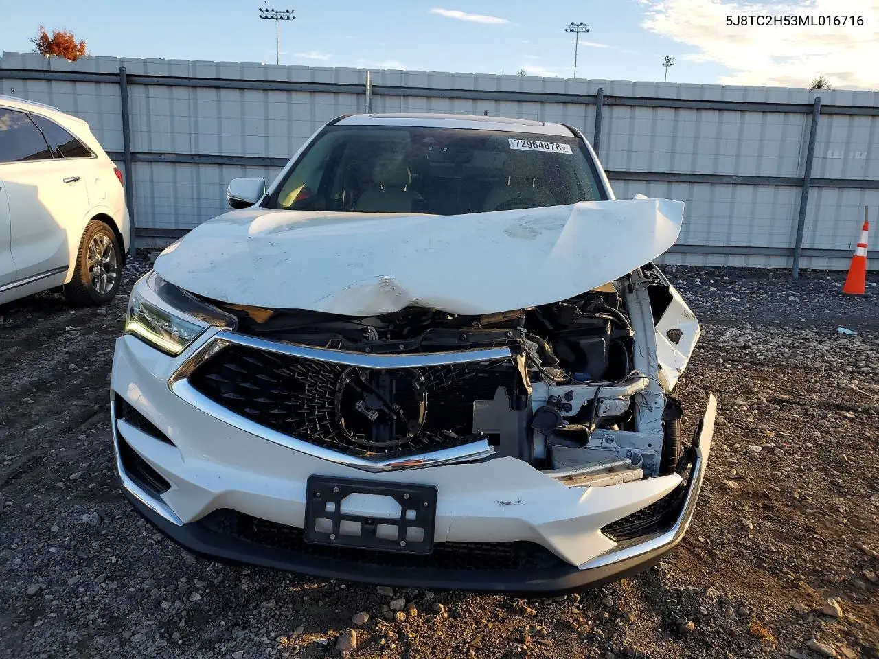 2021 ACURA RDX VIN 5J8TC2H53ML016716 — фото 5