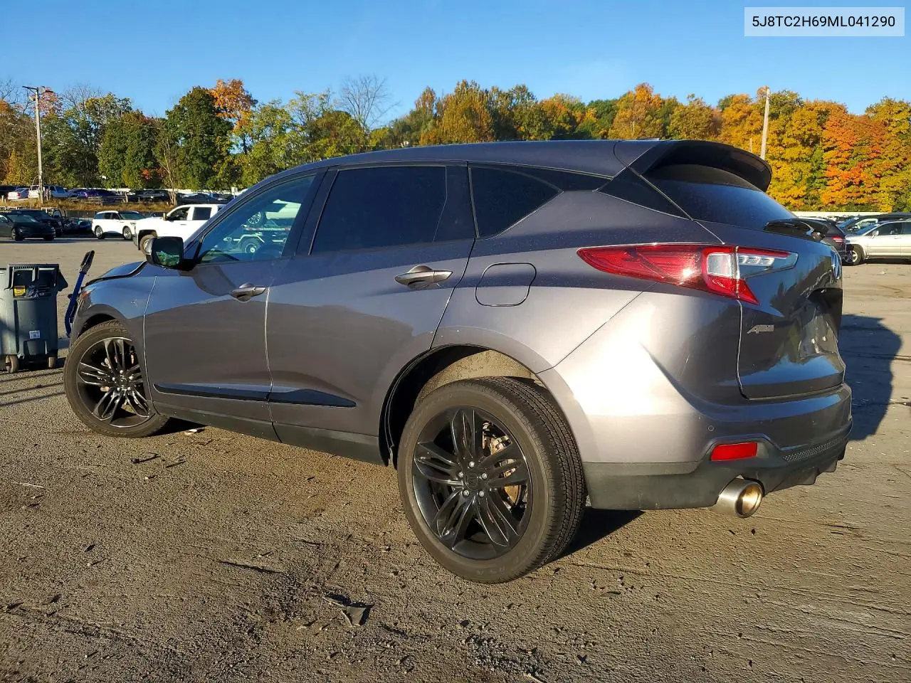 2021 ACURA RDX VIN 5J8TC2H69ML041290 — фото 2