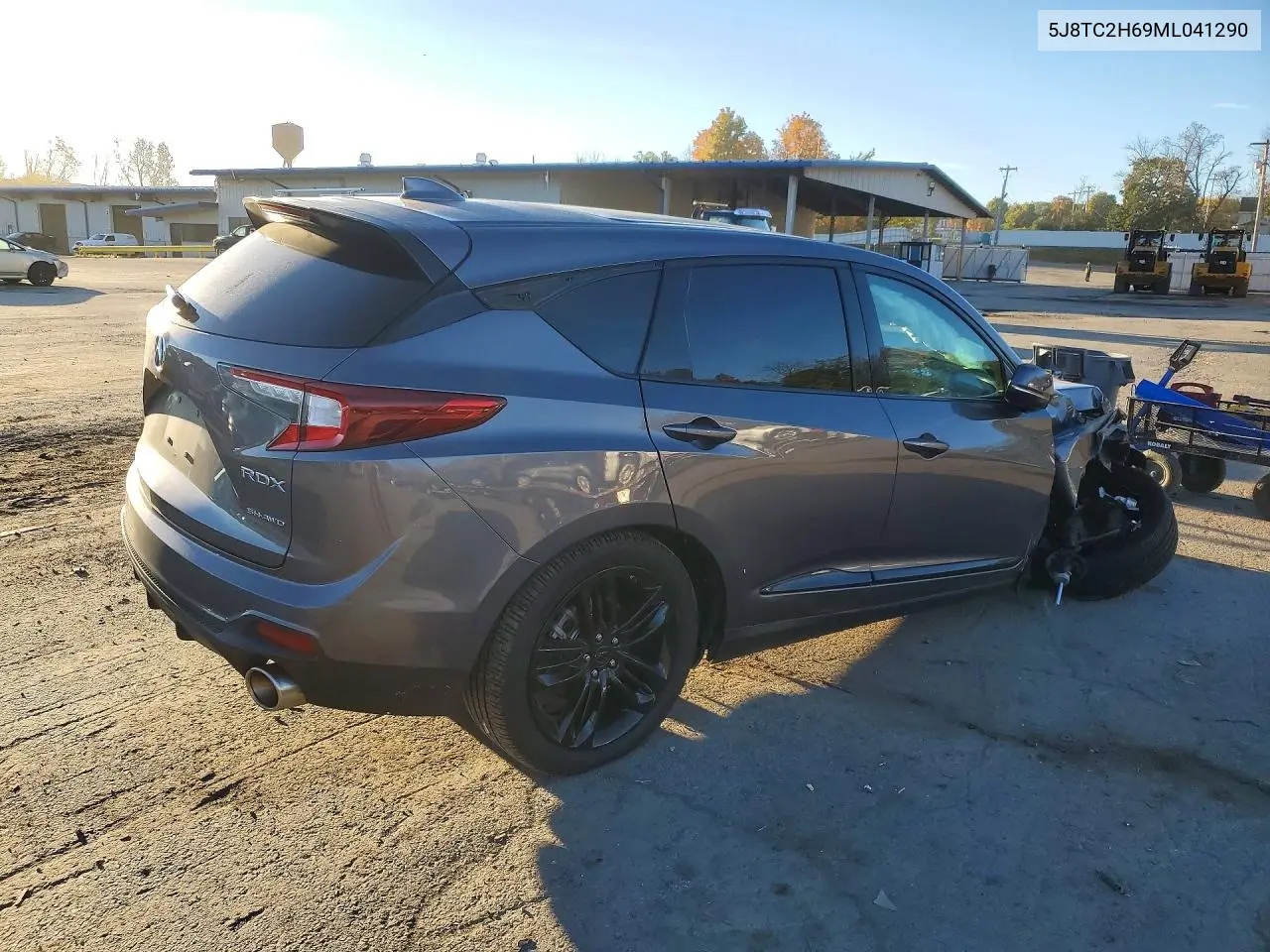 2021 ACURA RDX VIN 5J8TC2H69ML041290 — фото 3