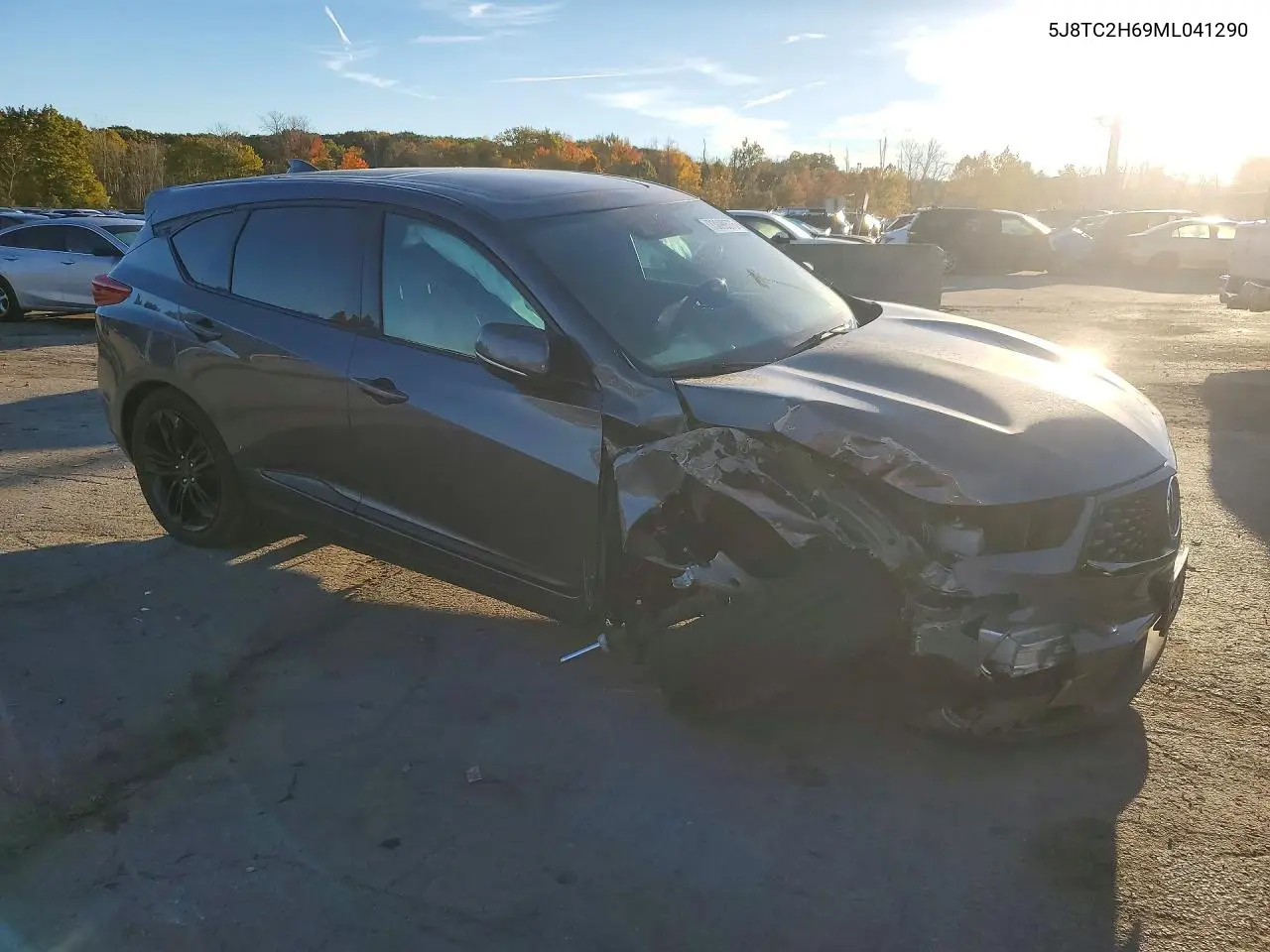 2021 ACURA RDX VIN 5J8TC2H69ML041290 — фото 4