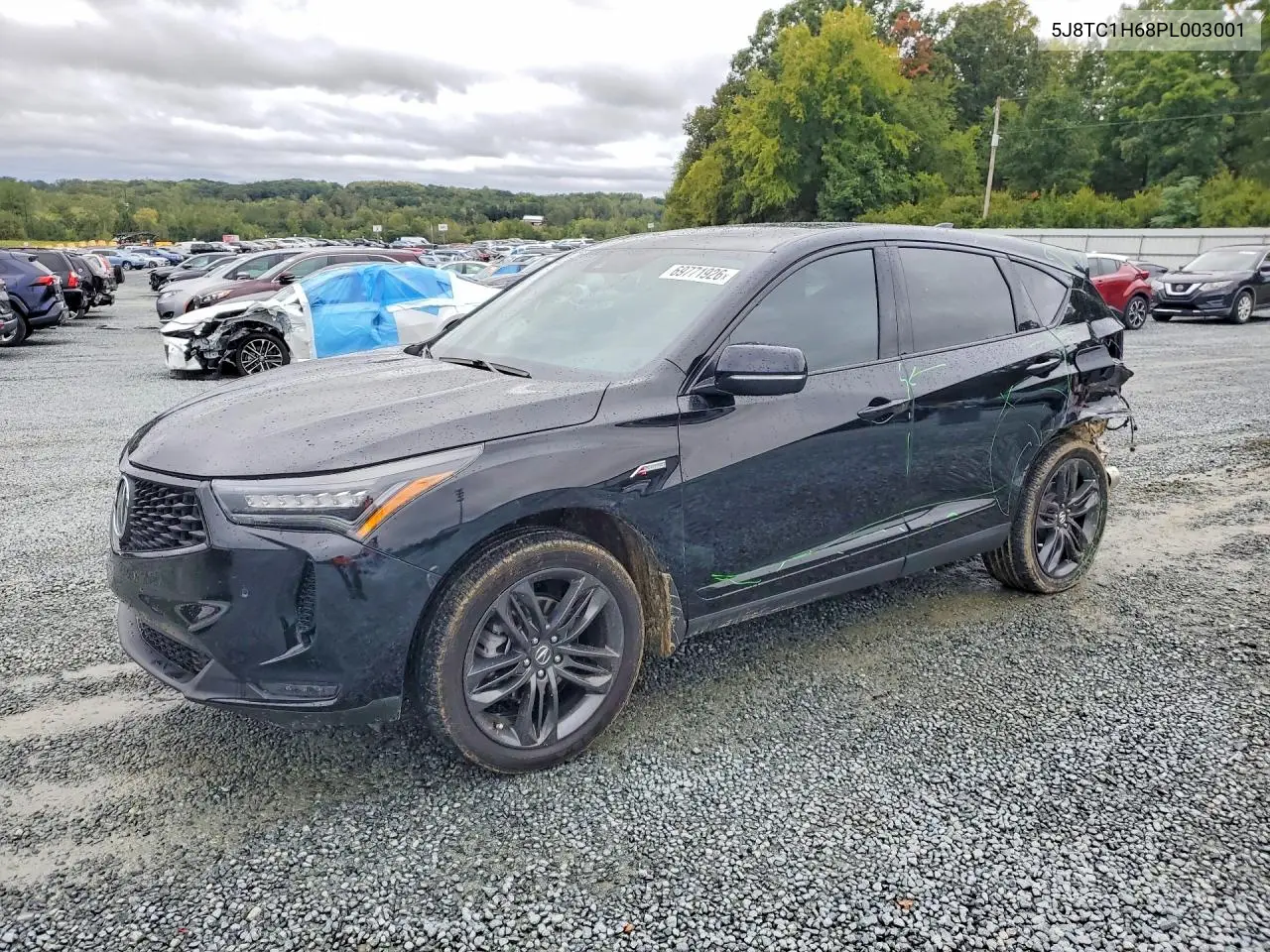 ACURA RDX 2023, VIN 5J8TC1H68PL003001