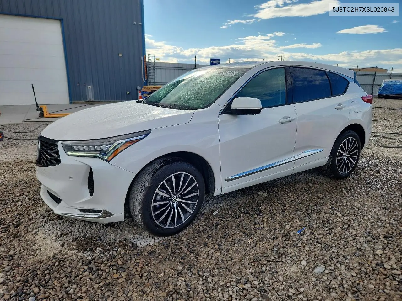 ACURA RDX 2025, VIN 5J8TC2H7XSL020843