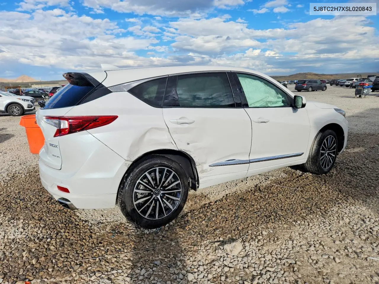 2025 ACURA RDX VIN 5J8TC2H7XSL020843 — фото 3