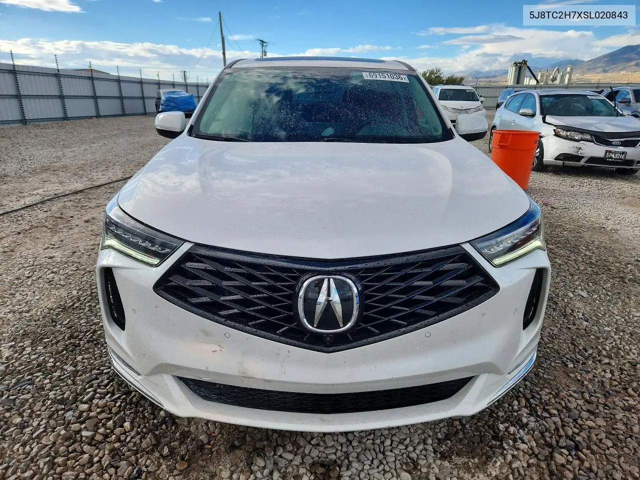 2025 ACURA RDX VIN 5J8TC2H7XSL020843 — фото 5