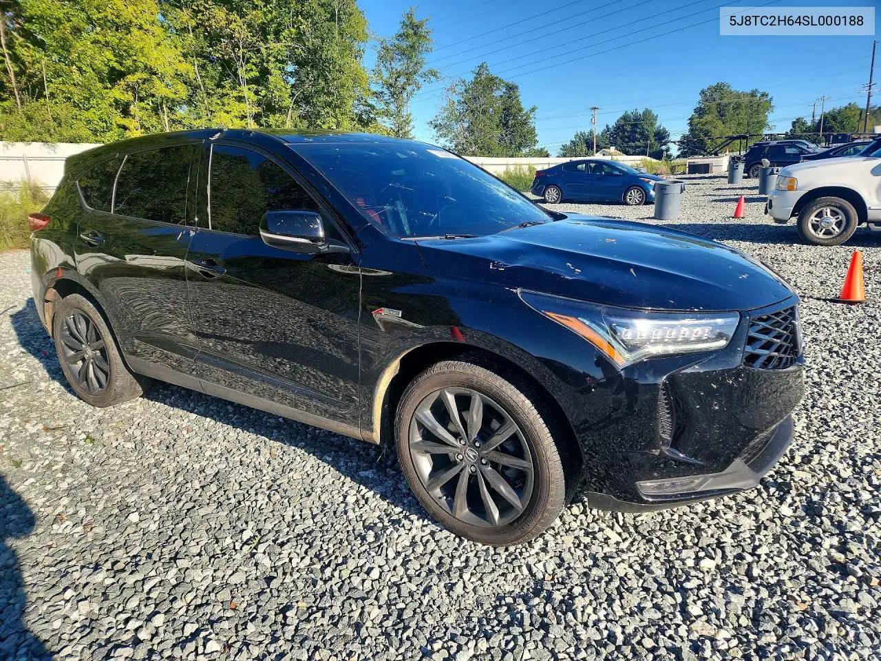 2025 ACURA RDX VIN 5J8TC2H64SL000188 — фото 4