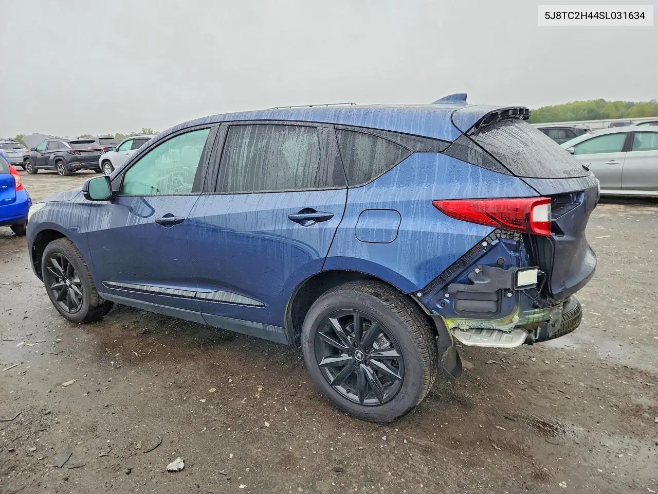 2025 ACURA RDX VIN 5J8TC2H44SL031634 — фото 2