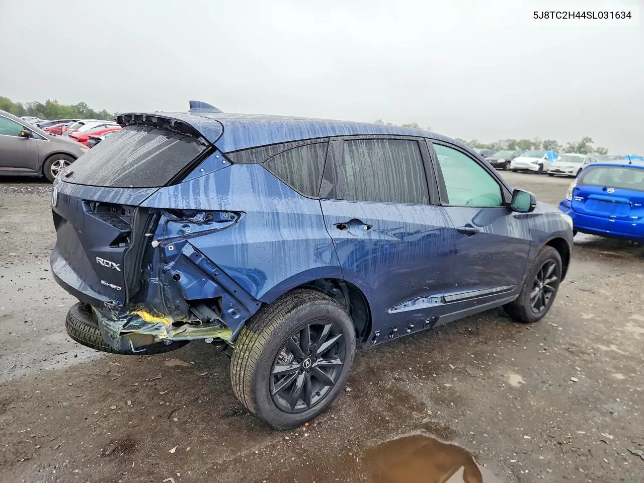 2025 ACURA RDX VIN 5J8TC2H44SL031634 — фото 3
