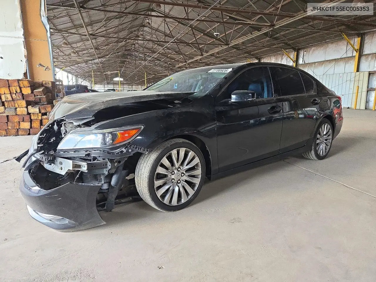 ACURA RLX 2014, VIN JH4KC1F55EC005353