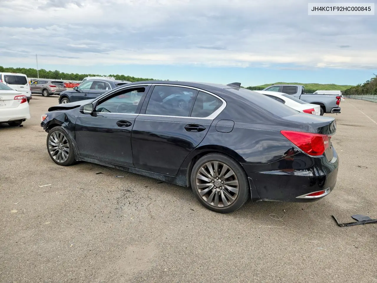 2017 ACURA RLX VIN JH4KC1F92HC000845 — фото 2