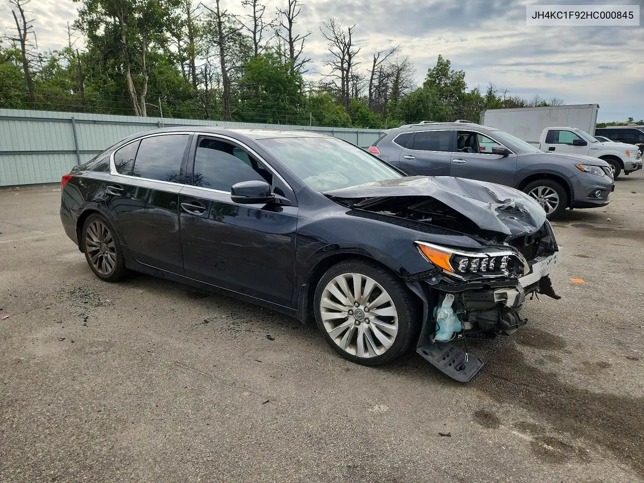 2017 ACURA RLX VIN JH4KC1F92HC000845 — фото 4
