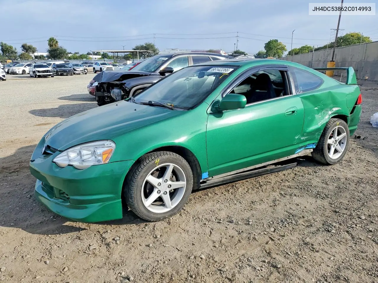 ACURA RSX 2002, VIN JH4DC53862C014993