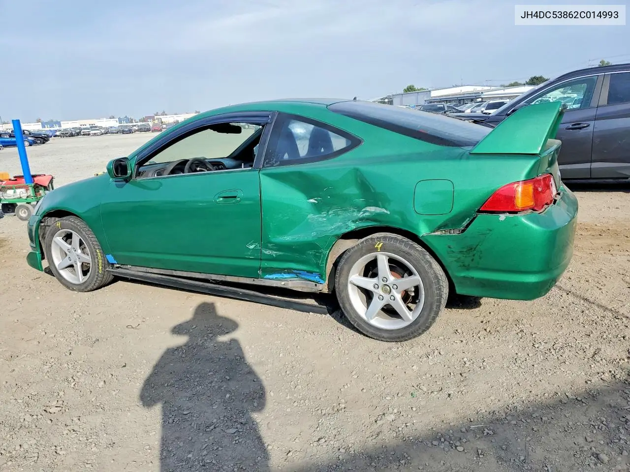 2002 ACURA RSX VIN JH4DC53862C014993 — фото 2