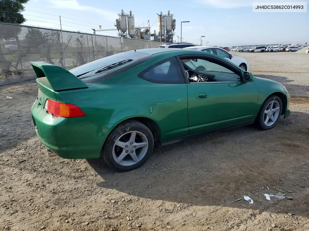 2002 ACURA RSX VIN JH4DC53862C014993 — фото 3