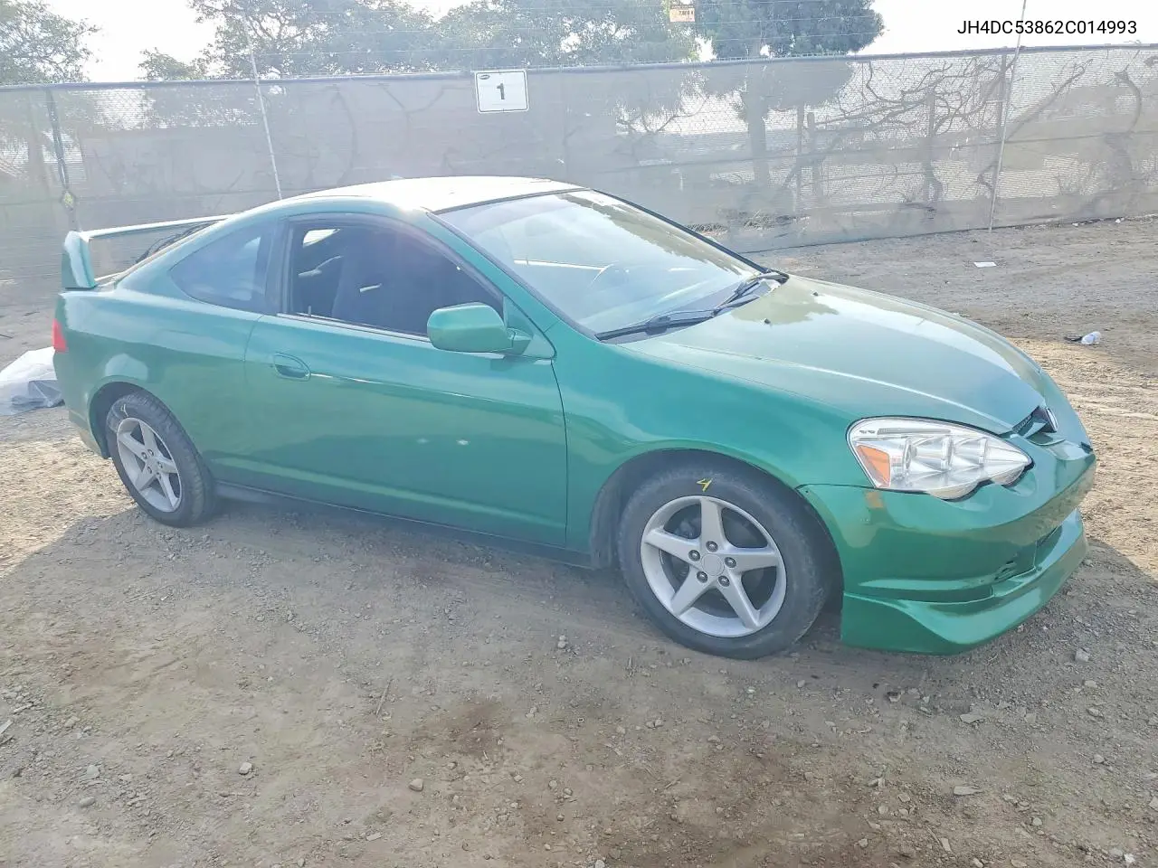 2002 ACURA RSX VIN JH4DC53862C014993 — фото 4