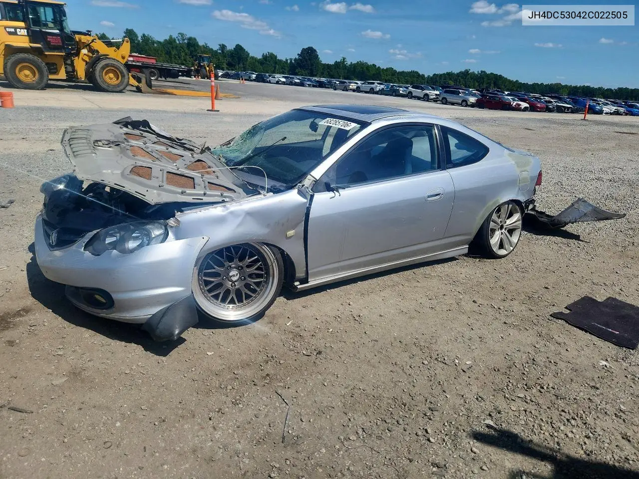 ACURA RSX 2002, VIN JH4DC53042C022505