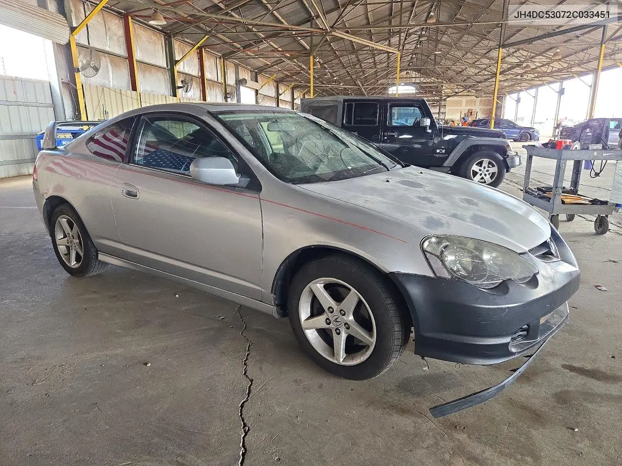 2002 ACURA RSX VIN JH4DC53072C033451 — фото 4