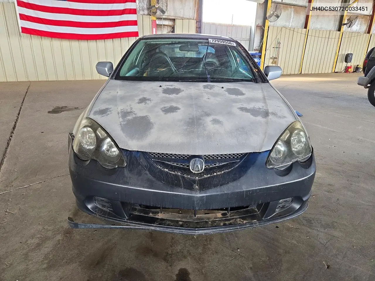 2002 ACURA RSX VIN JH4DC53072C033451 — фото 5