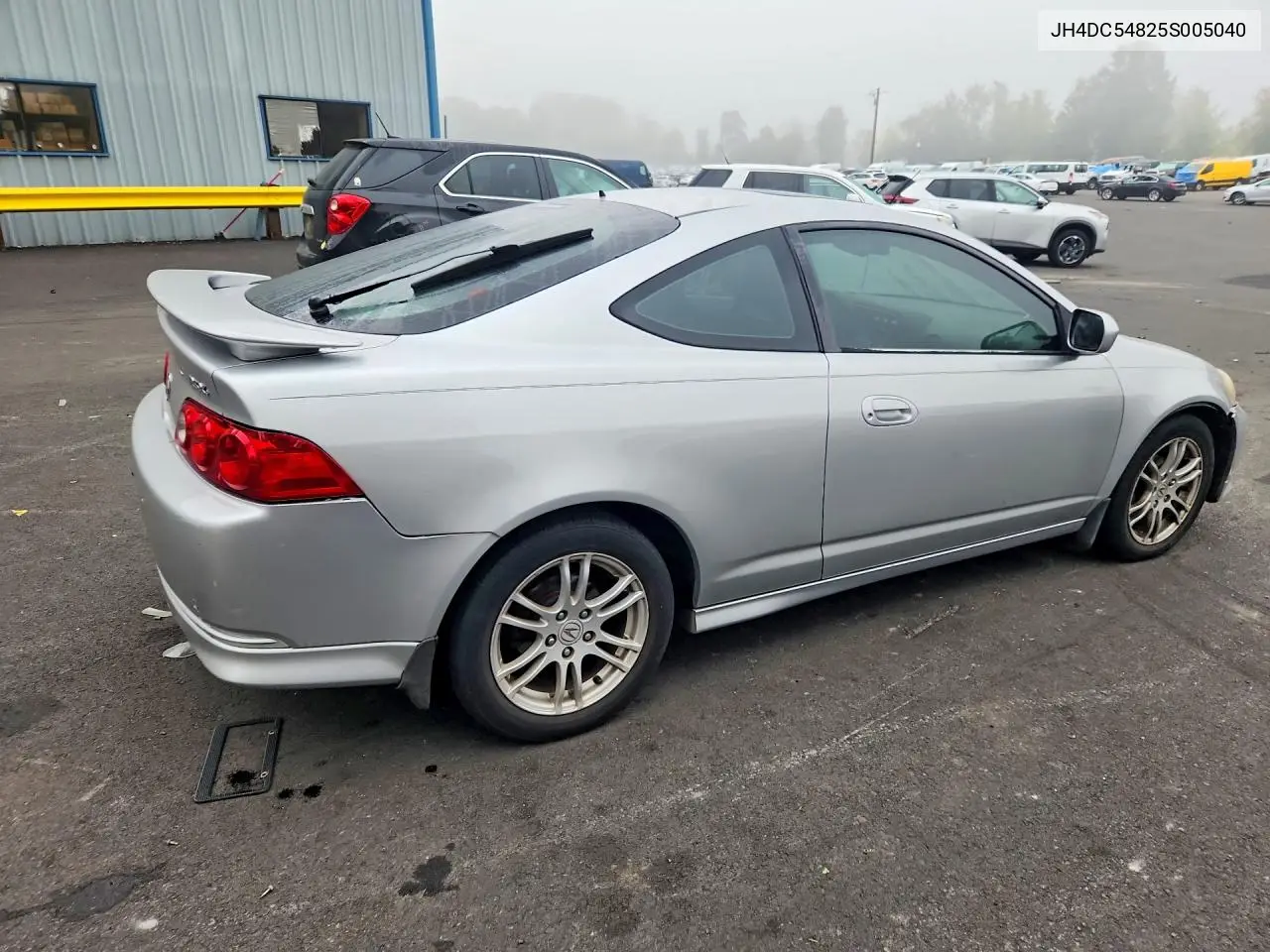 2005 ACURA RSX VIN JH4DC54825S005040 — фото 3