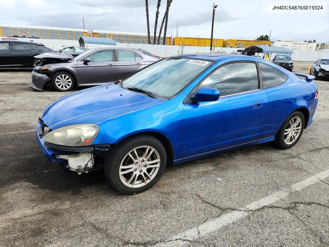 ACURA RSX 2006, VIN JH4DC54876S019324