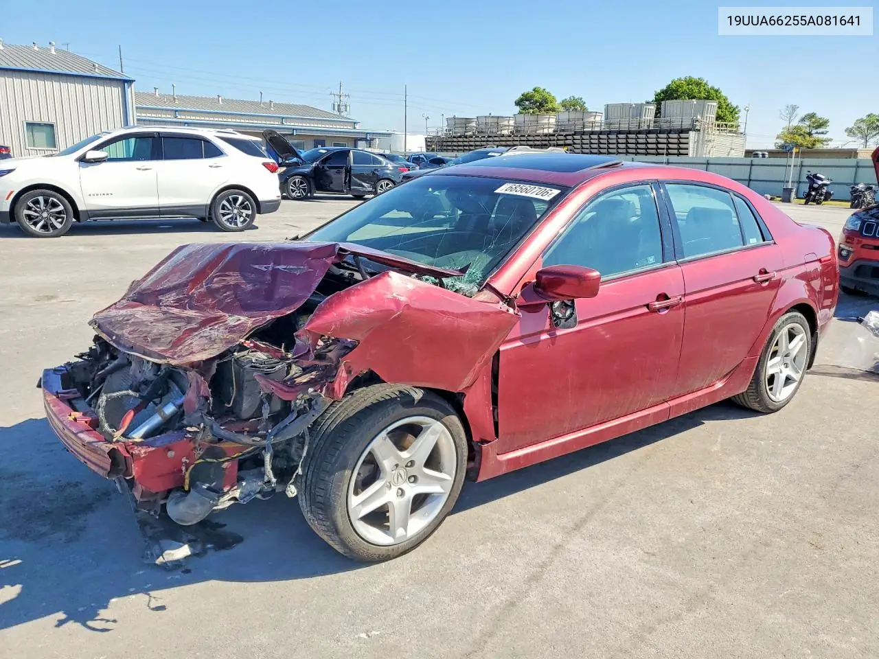 ACURA TL 2005, VIN 19UUA66255A081641