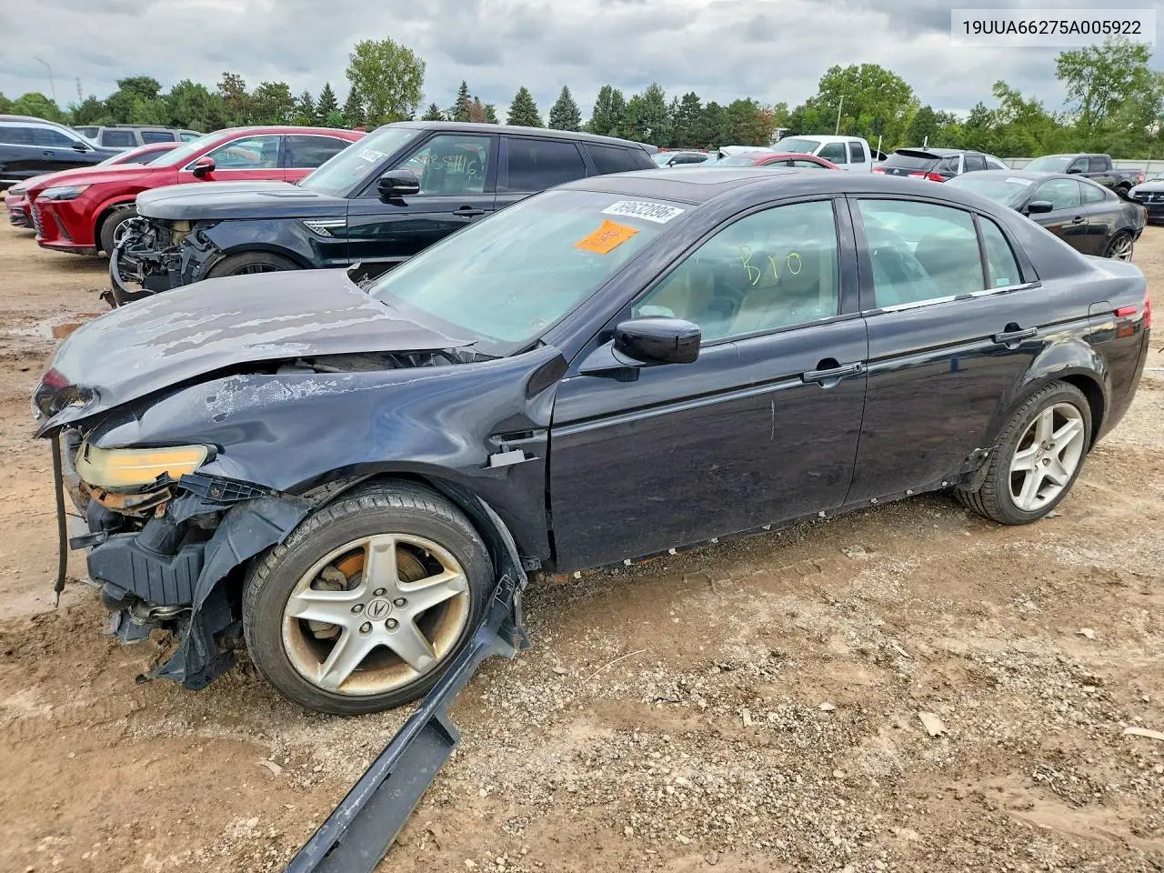 ACURA TL 2005, VIN 19UUA66275A005922