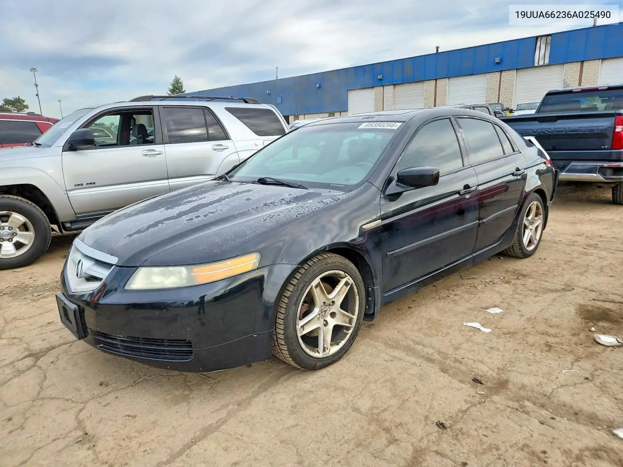 ACURA TL 2006, VIN 19UUA66236A025490