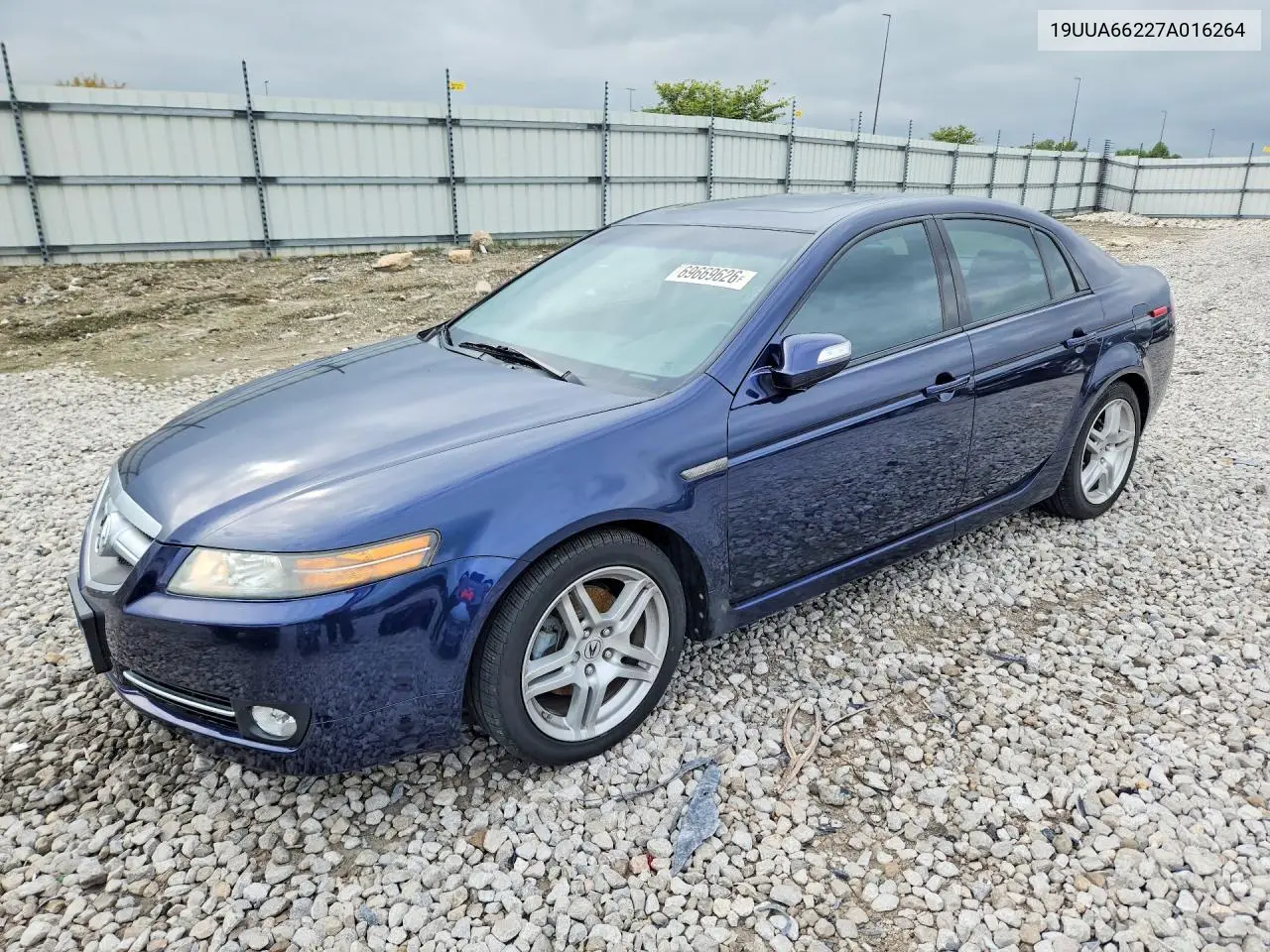 ACURA TL 2007, VIN 19UUA66227A016264