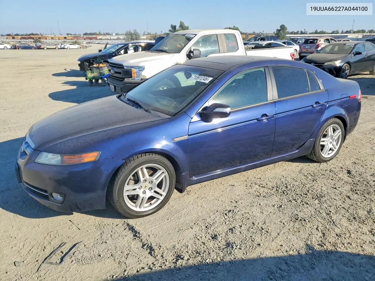 ACURA TL 2007, VIN 19UUA66227A044100
