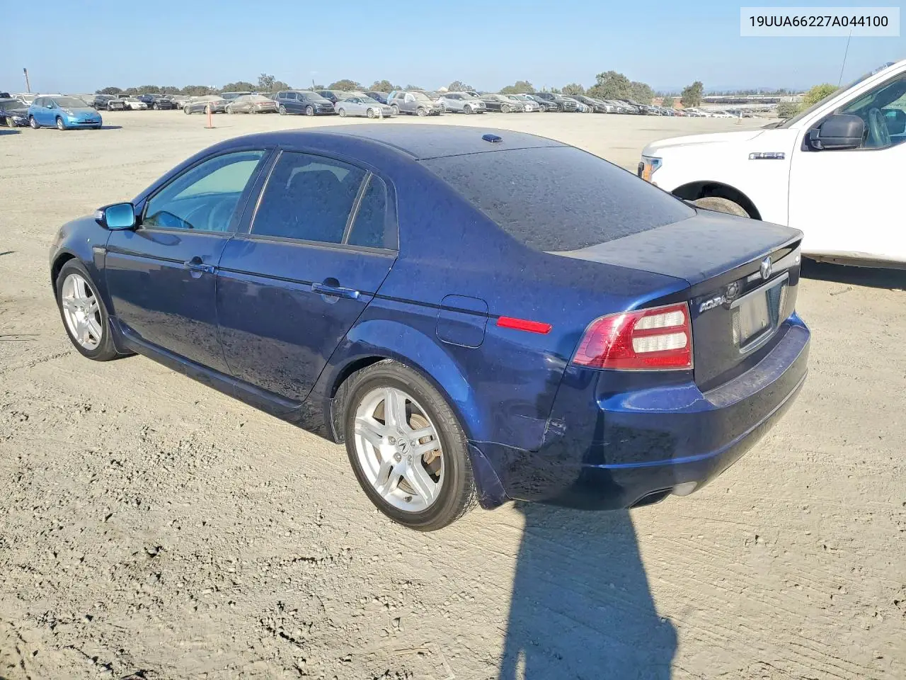 2007 ACURA TL VIN 19UUA66227A044100 — фото 2