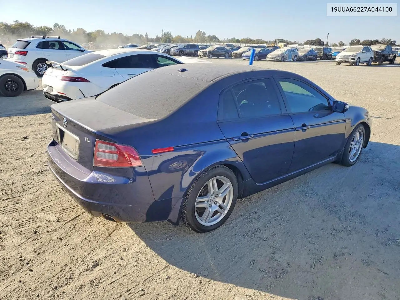 2007 ACURA TL VIN 19UUA66227A044100 — фото 3