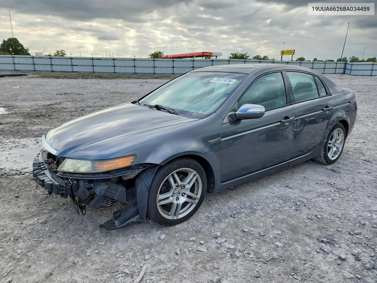 ACURA TL 2008, VIN 19UUA66268A034459