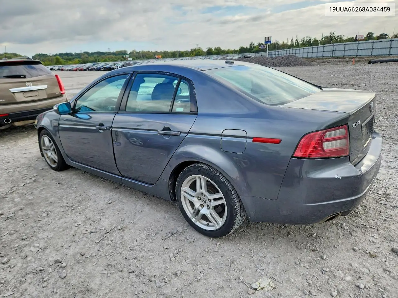 2008 ACURA TL VIN 19UUA66268A034459 — фото 2