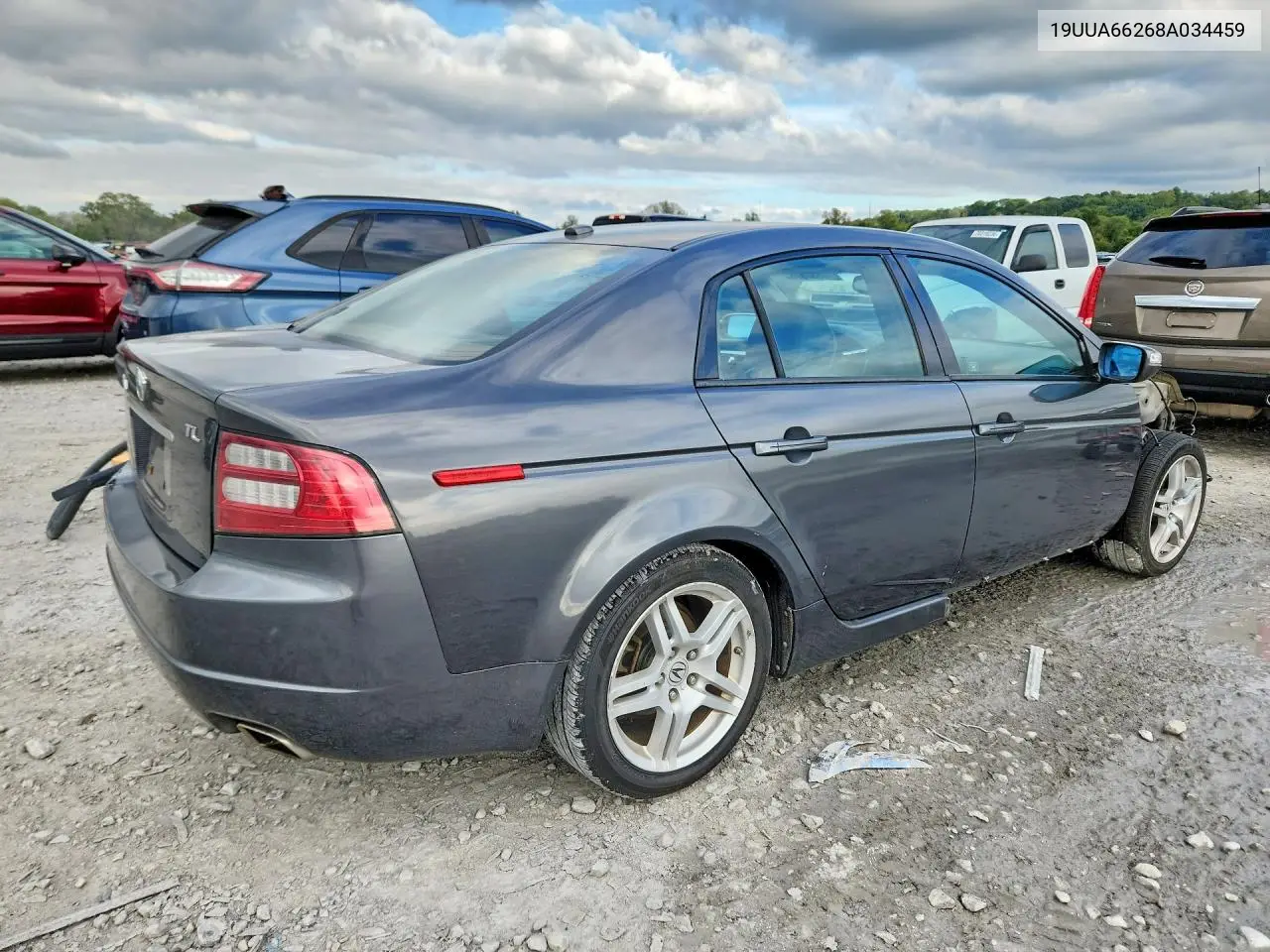 2008 ACURA TL VIN 19UUA66268A034459 — фото 3