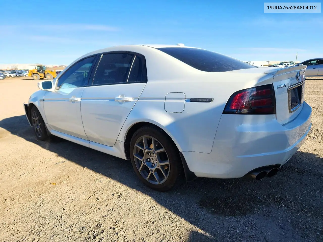 2008 ACURA TL VIN 19UUA76528A804012 — фото 2