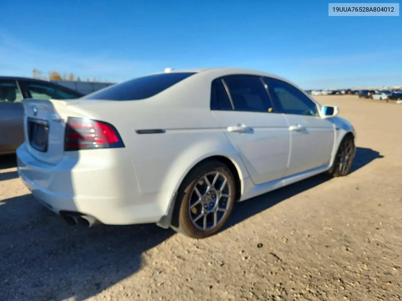2008 ACURA TL VIN 19UUA76528A804012 — фото 3