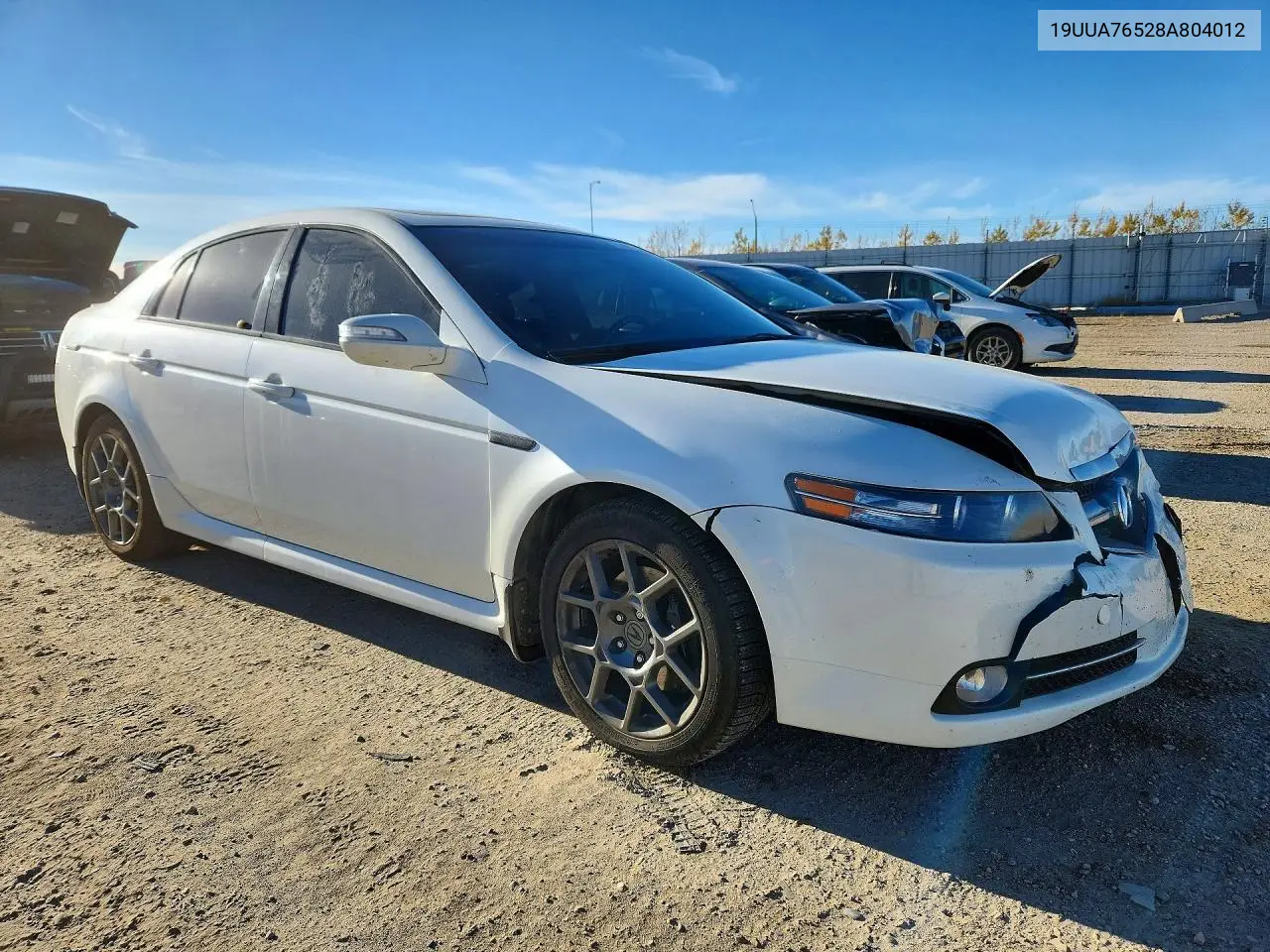 2008 ACURA TL VIN 19UUA76528A804012 — фото 4