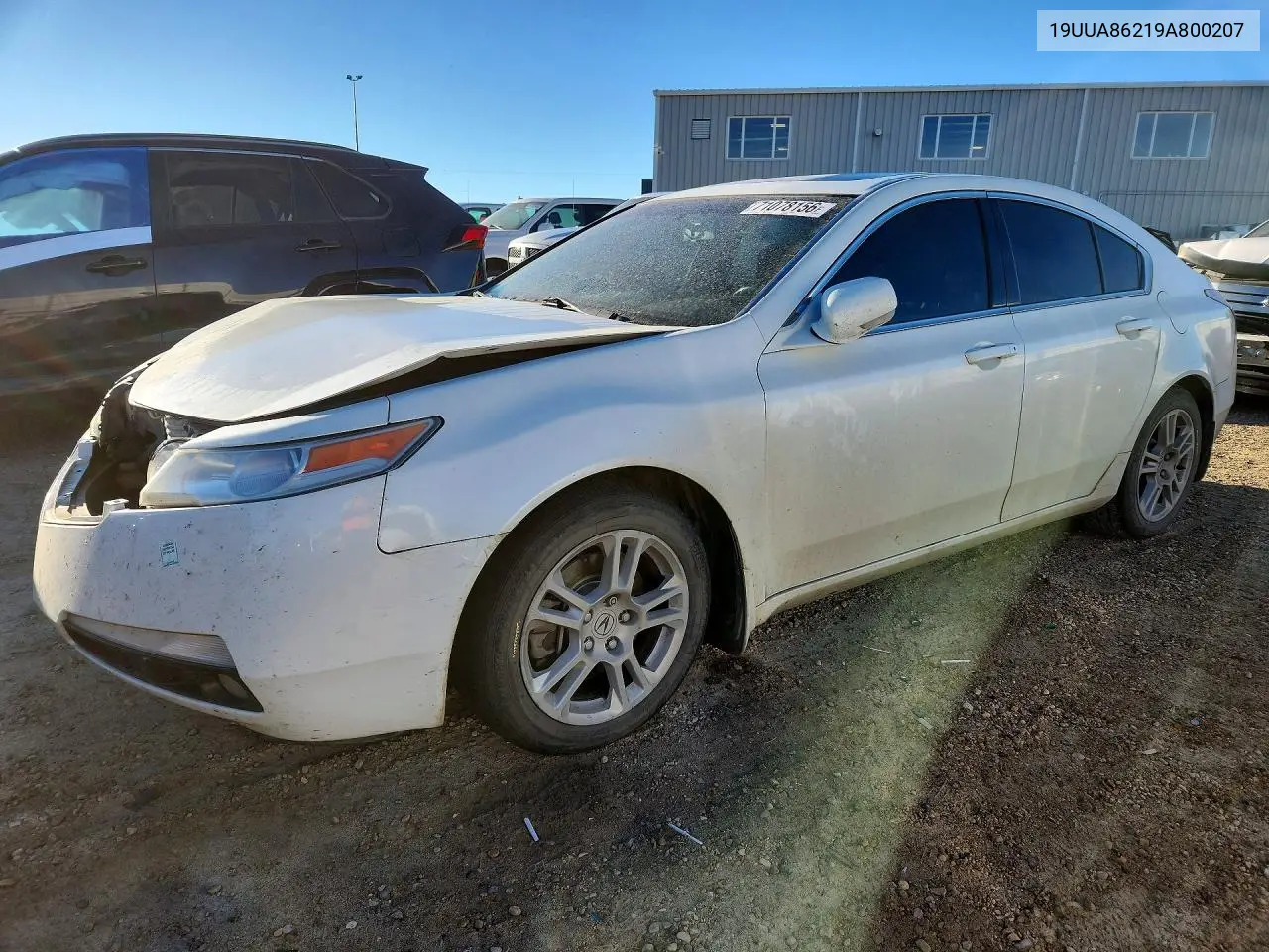 ACURA TL 2009, VIN 19UUA86219A800207