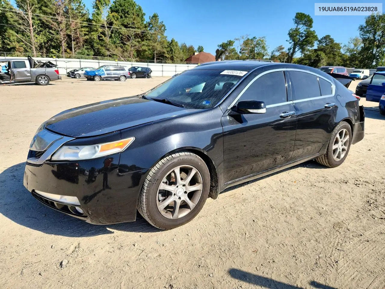 ACURA TL 2009, VIN 19UUA86519A023828