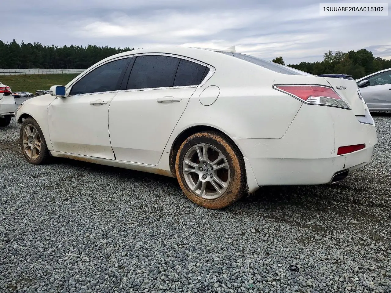 2010 ACURA TL VIN 19UUA8F20AA015102 — фото 2