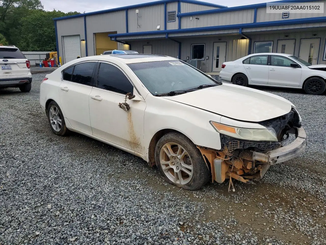 2010 ACURA TL VIN 19UUA8F20AA015102 — фото 4