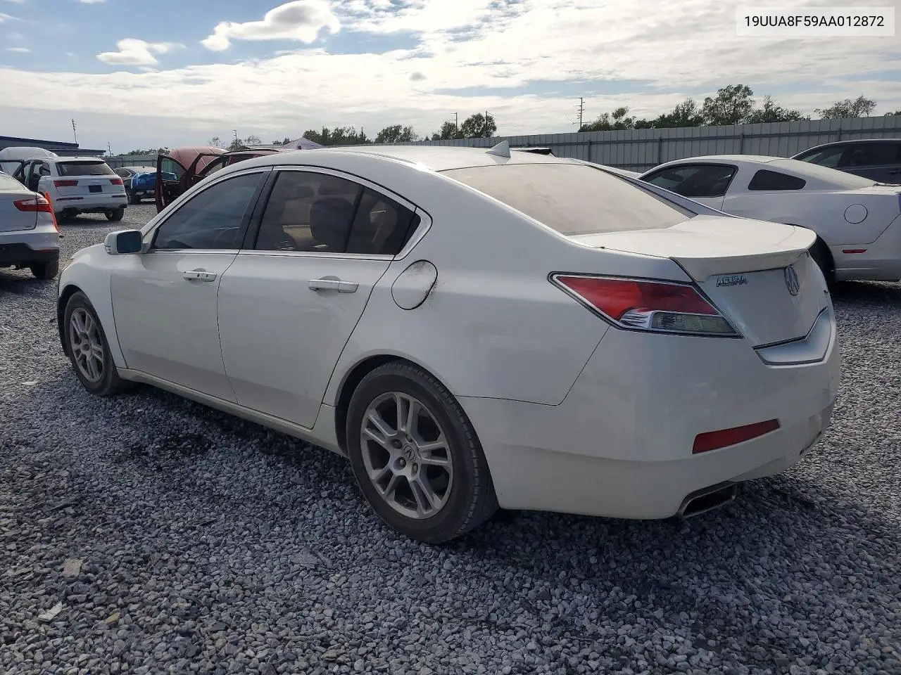 2010 ACURA TL VIN 19UUA8F59AA012872 — фото 2