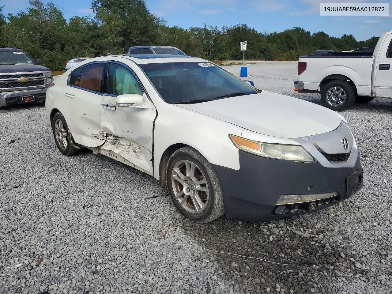 2010 ACURA TL VIN 19UUA8F59AA012872 — фото 4