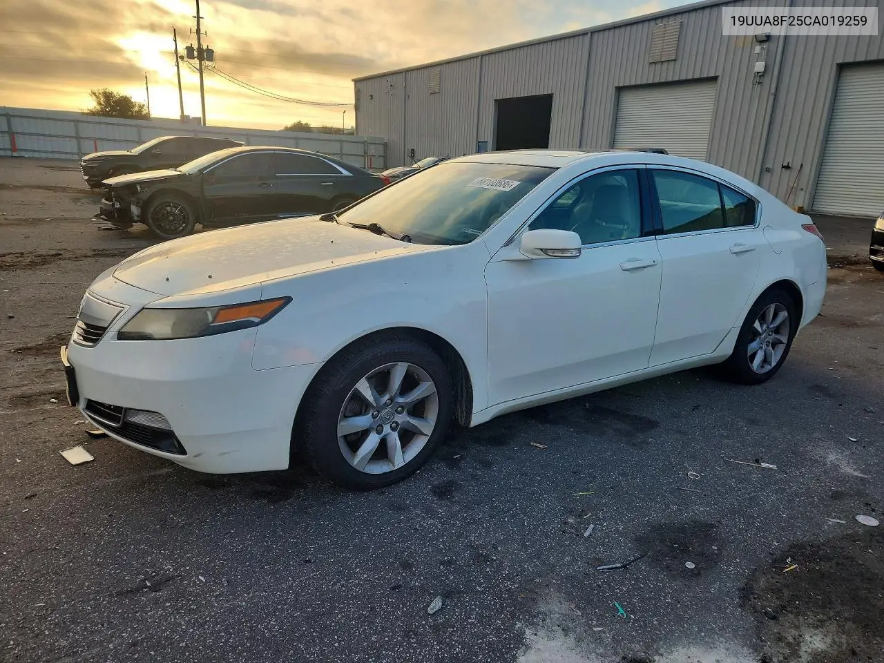 ACURA TL 2012, VIN 19UUA8F25CA019259