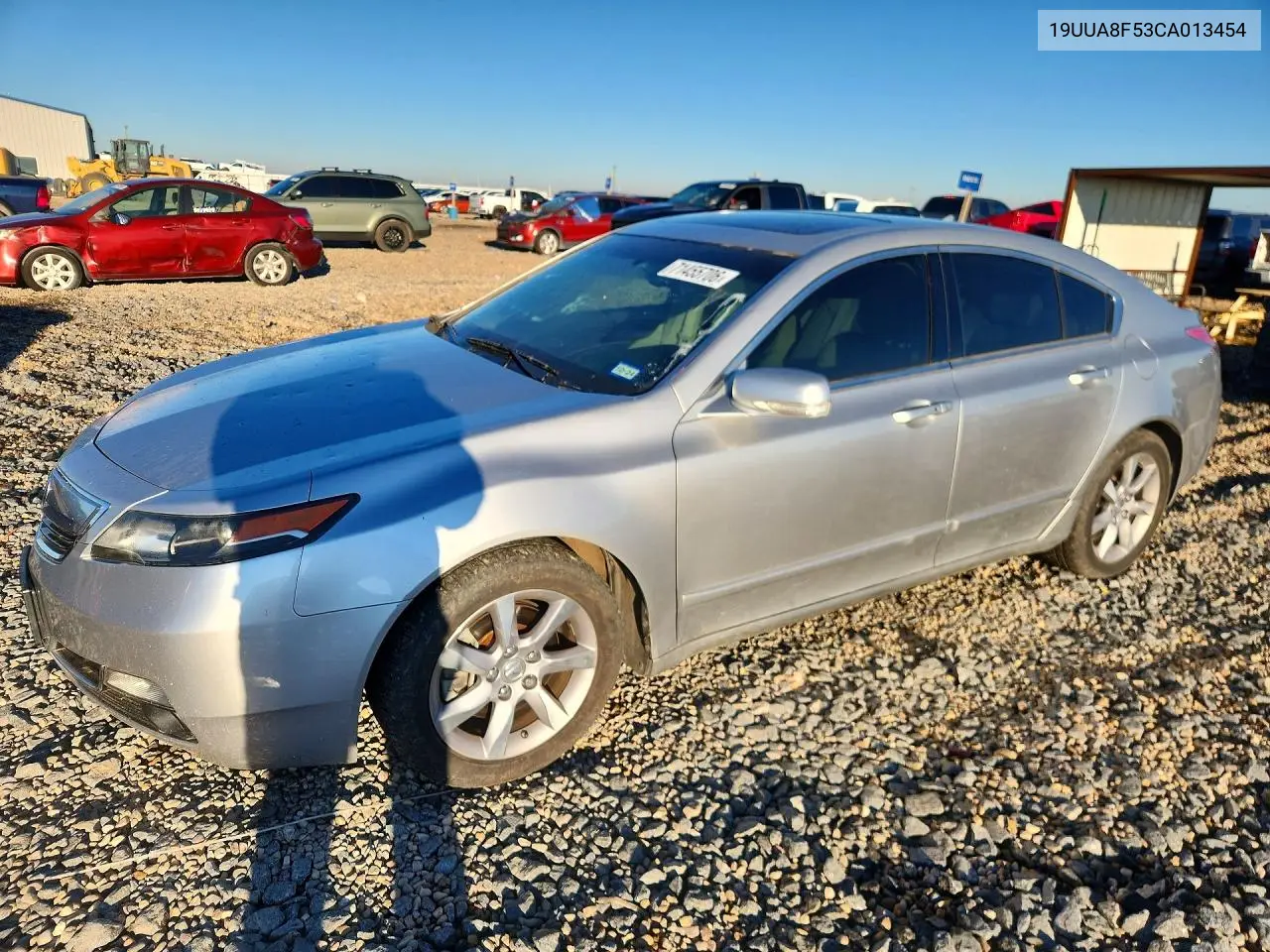 ACURA TL 2012, VIN 19UUA8F53CA013454
