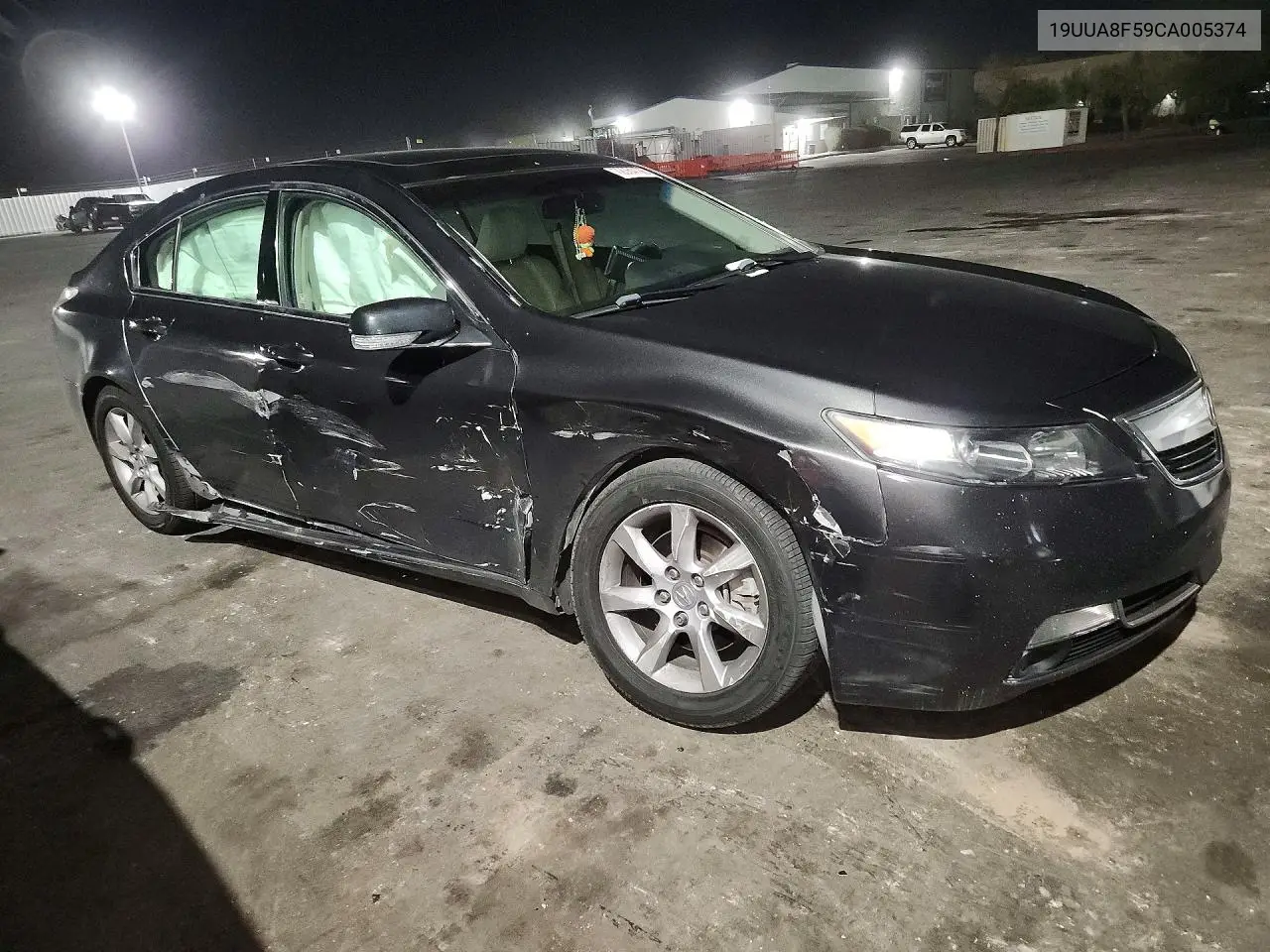 2012 ACURA TL VIN 19UUA8F59CA005374 — фото 4