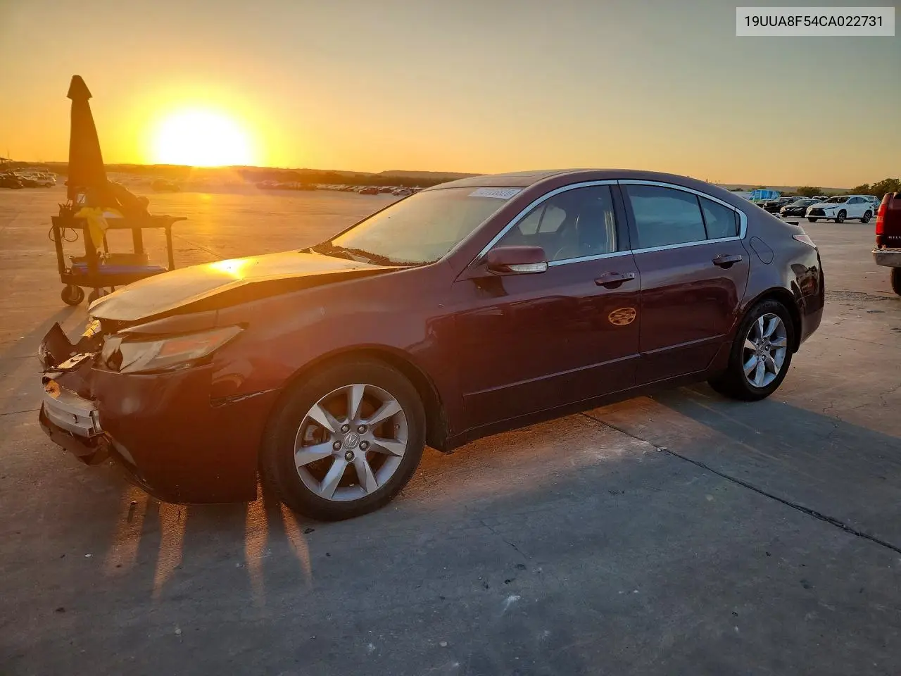 ACURA TL 2012, VIN 19UUA8F54CA022731