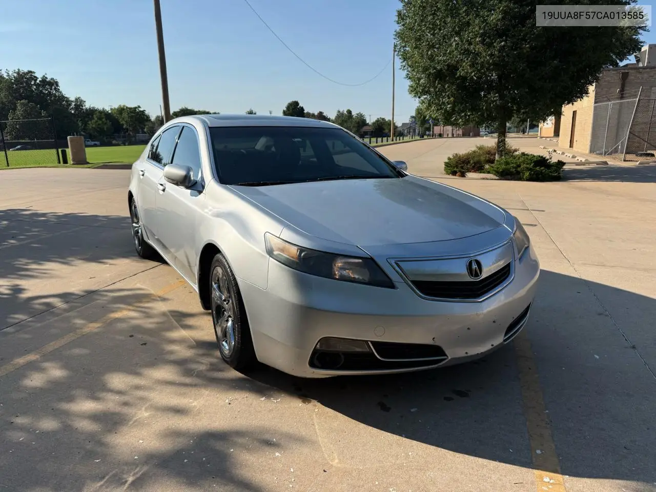 ACURA TL 2012, VIN 19UUA8F57CA013585
