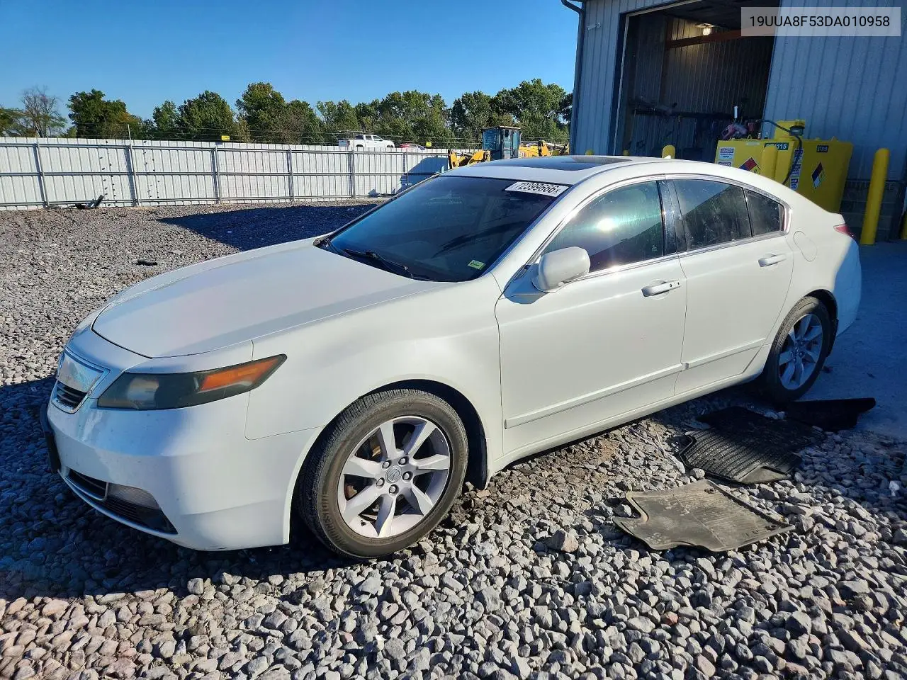 ACURA TL 2013, VIN 19UUA8F53DA010958