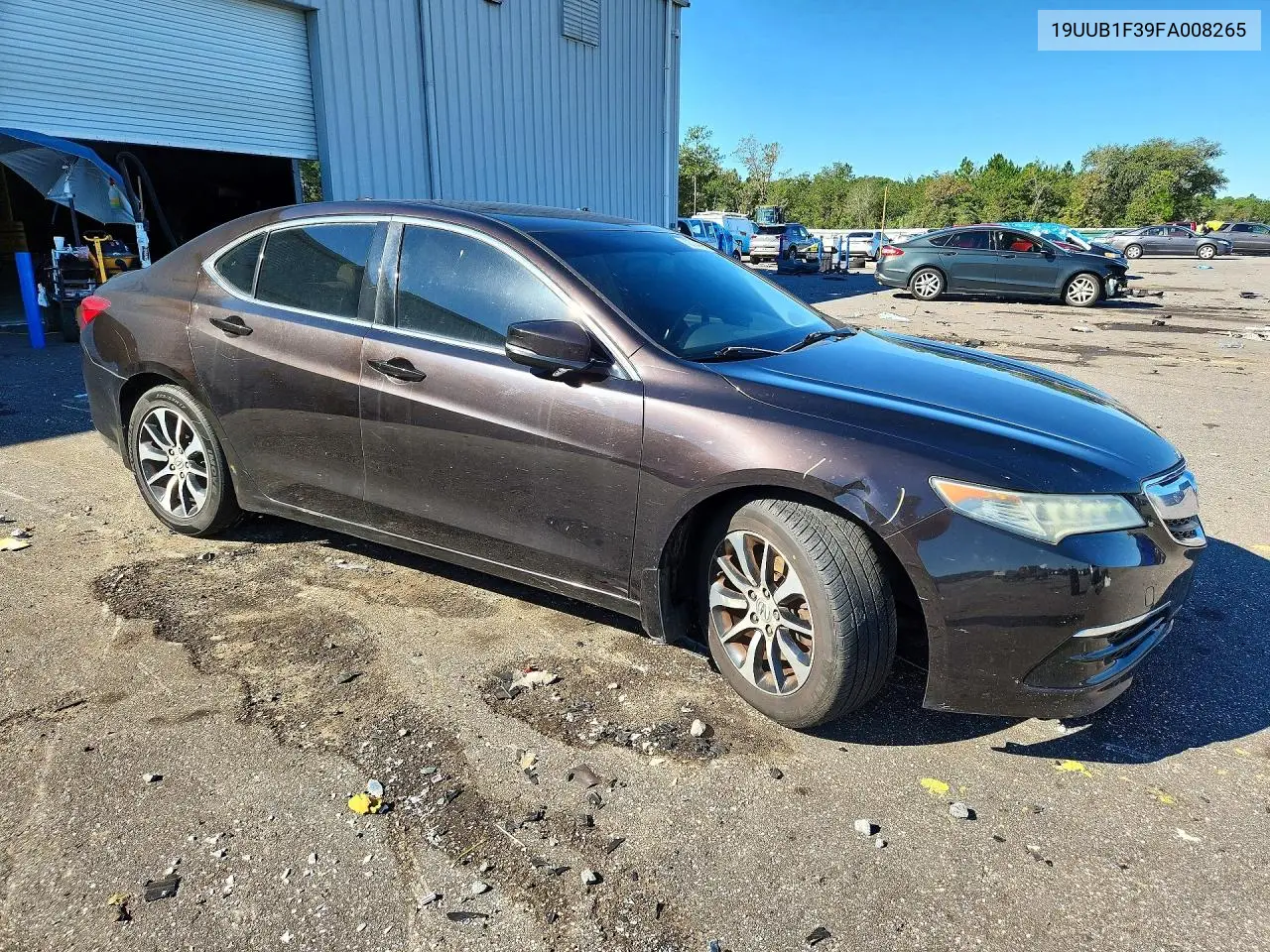 2015 ACURA TLX VIN 19UUB1F39FA008265 — фото 4